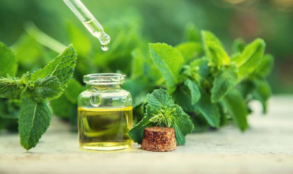 PHOTO: Peppermint essential oil in a small bottle. (STOCK PHOTO/Getty Images)