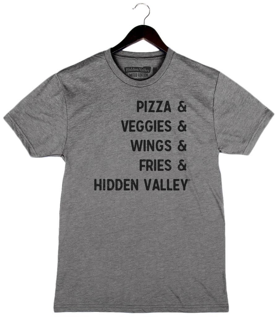 Buy the <a href="https://www.flavourgallery.com/collections/hidden-valley-ranch/products/hidden-valley-ranch-hero-shirt-unisex-crew" target="_blank">Hidden Valley 'BFF' tee</a>&nbsp;for $30