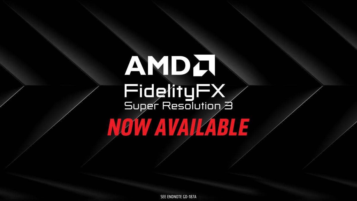  Image of AMD FSR YouTube Presentation. 