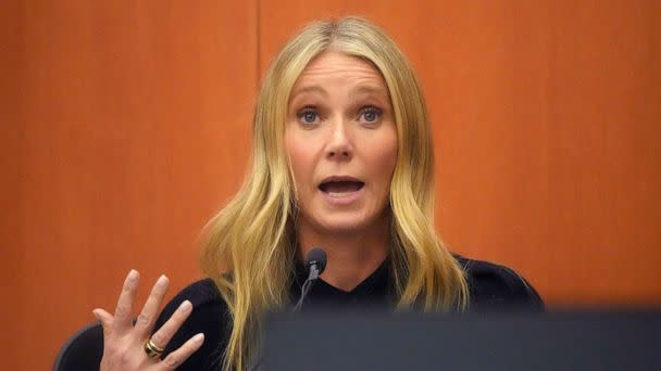 PHOTO: Gwyneth Paltrow testifies during her trial on March 24, 2023, in Park City, Utah. (Pool/Getty Images)