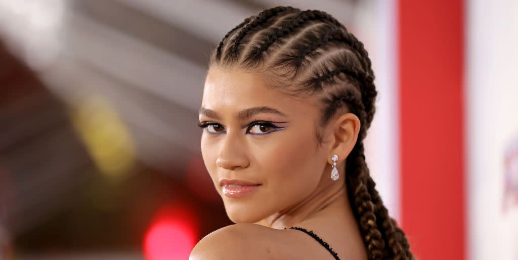 los angeles, california december 13 zendaya attends sony pictures spider man no way home los angeles premiere on december 13, 2021 in los angeles, california photo by amy sussmangetty images