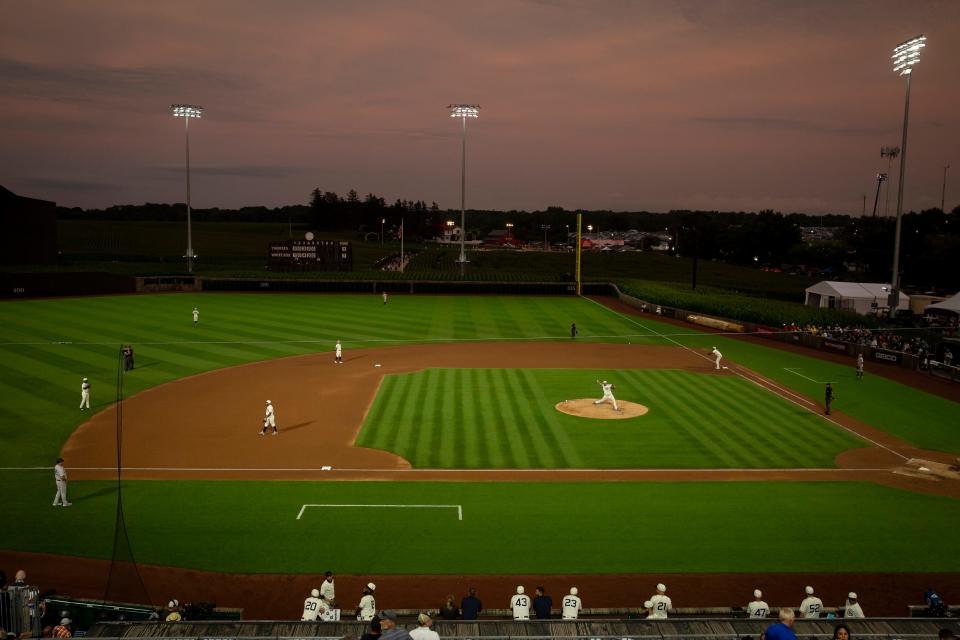 The Cedar Rapids Kernels and Quad Cities River Bandits will play a MiLB game in Dyersville on Aug. 9.