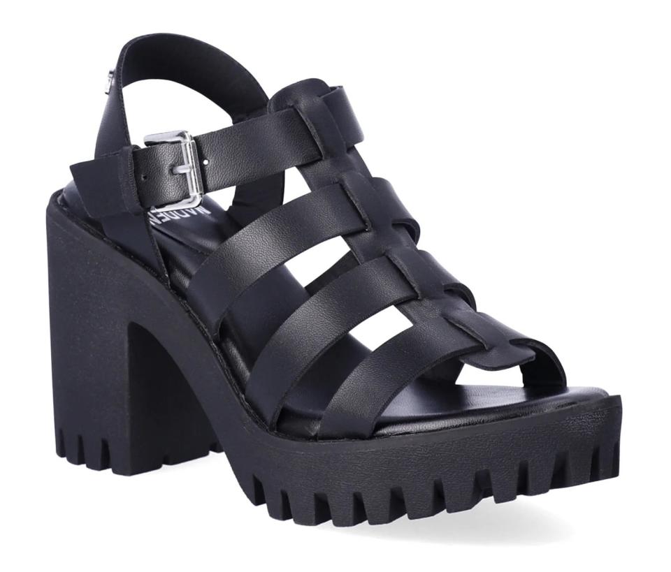 The black sandal