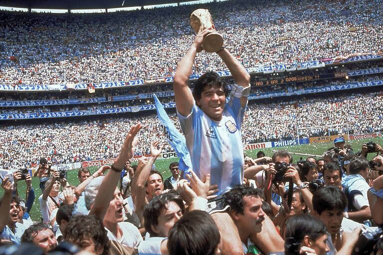 Archivo-. Revelan fotos inéditas de Diego Maradona en el Mundial de México 1986 (Foto de archivo)