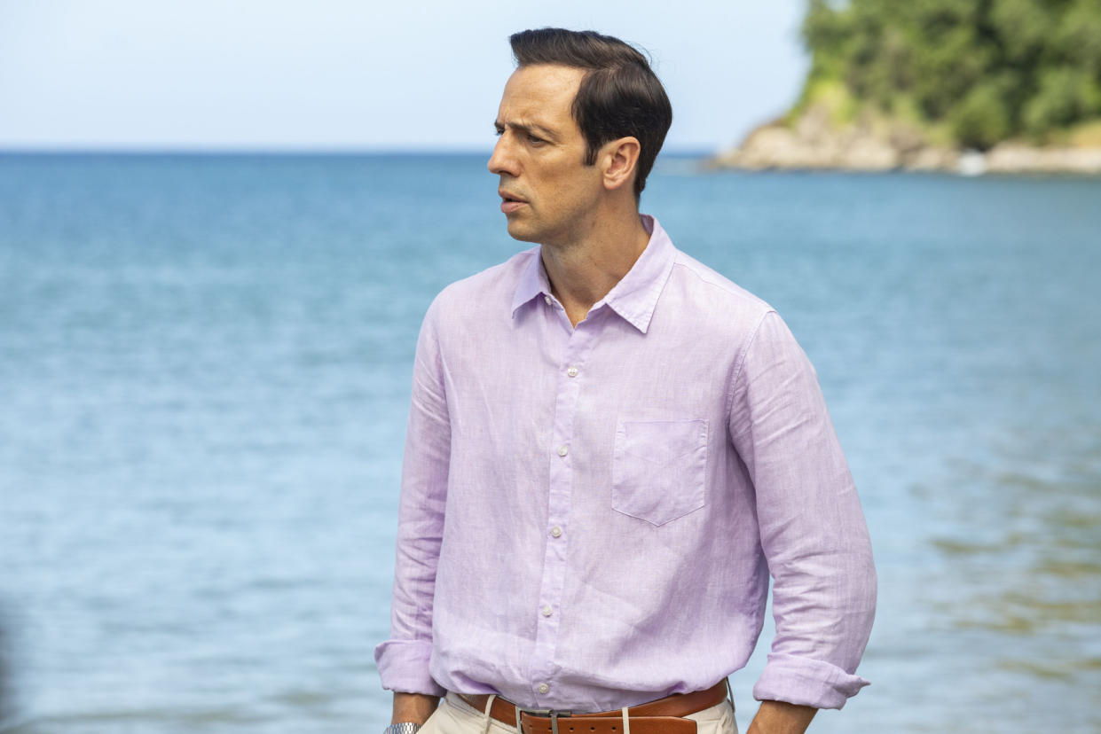 Ralf Little as DI Neville Parker in Death in Paradise