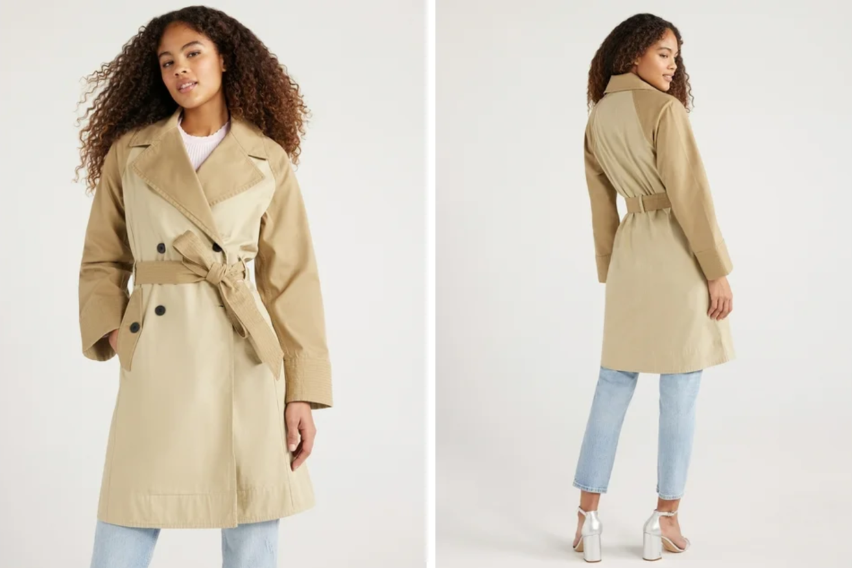 Free Assembly Modern Trench Coat