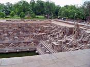 The Suryakund is a fine example of geometry and pattern art. It has108 miniature shrines carved between the steps inside the tank.