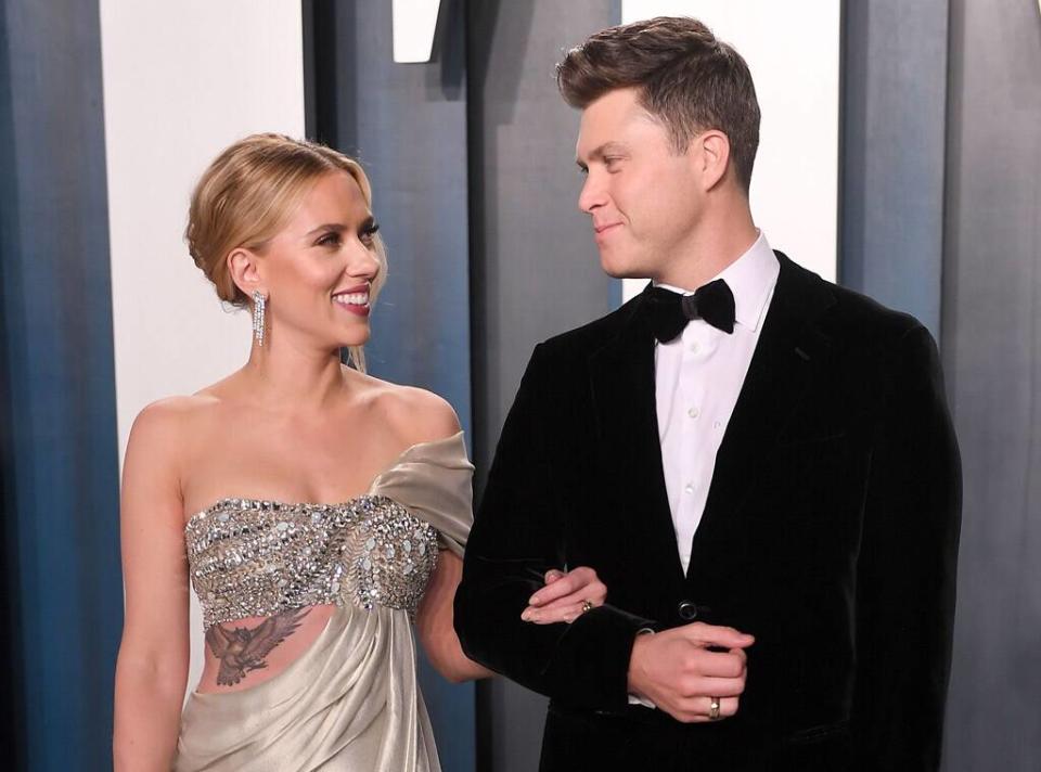 Colin Jost, Scarlett Johansson