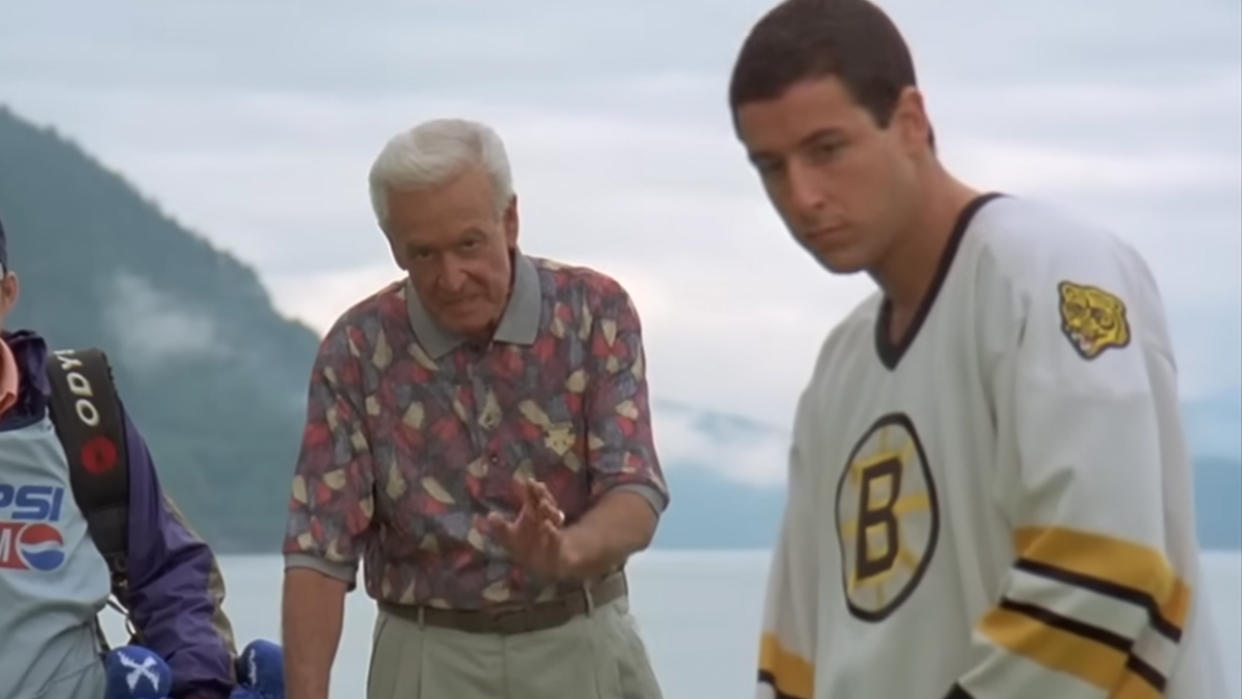  Bob Barker and Adam Sandler in Happy Gilmore. 