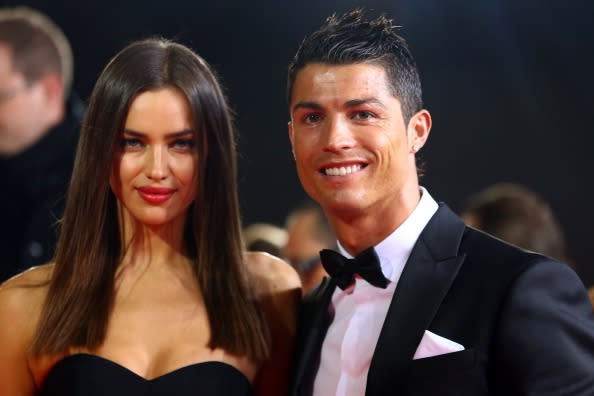 Irina Shayk and Cristiano Ronaldo