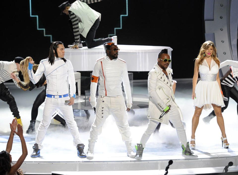 The Black Eyed Peas perform "Just Can't Get Enough" on "American Idol."