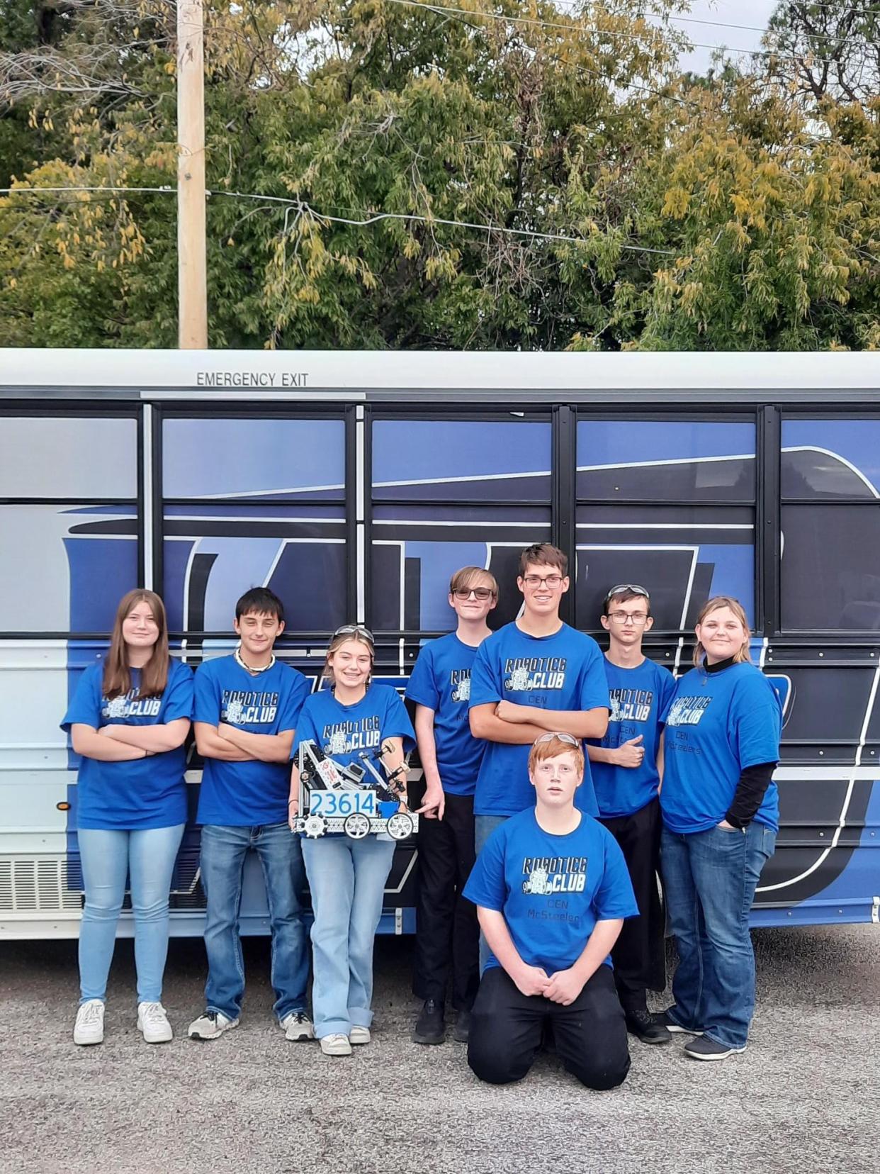 White Deer High School students participate in a robotics competition earlier this year, following the district's establishment of the new robotics team.