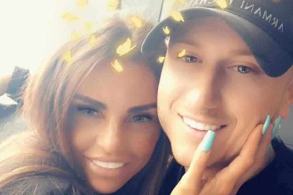 Loved up: Katie Price and Kris Boyson (Instagram / Katie Price)