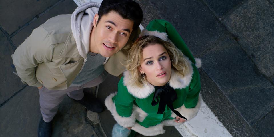 Tom (Henry Golding) gets Kate (Emilia Clarke) out of a deep funk in "Last Christmas."