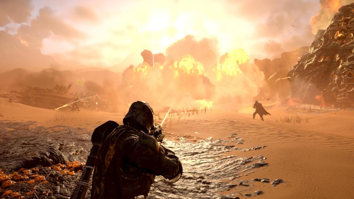  In-game screenshot of Helldivers 2. 