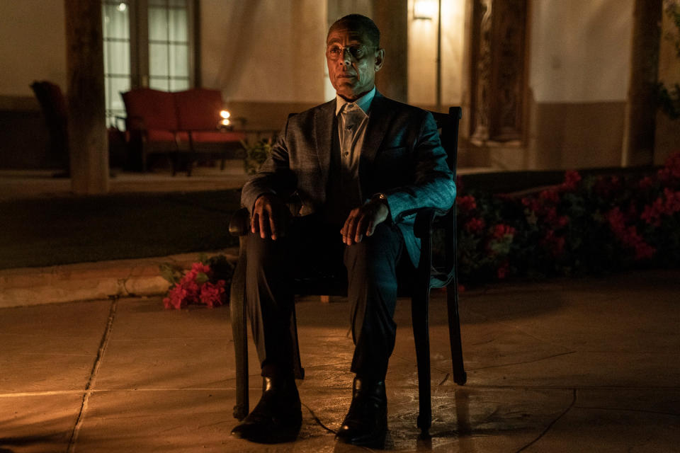 Giancarlo Esposito as Gus Fring – Better Call Saul _ Season 6, Episode 9 - Credit: Greg Lewis/AMC/Sony Pictures Tel