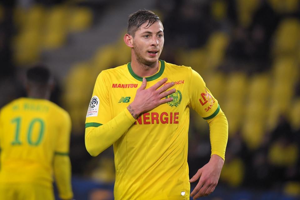 Sala died after his plane crashed en route from Nantes to Cardiff: AFP/Getty Images