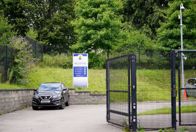 A vehicle parked at Millstead Primary School in Everton