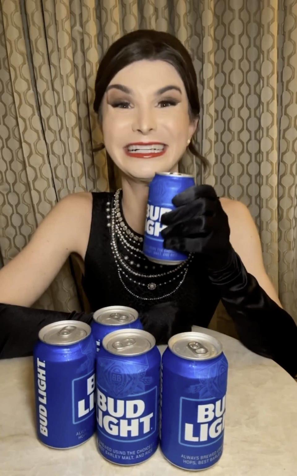 Trans influencer Dylan Mulvaney in a promotional video for Bud Light