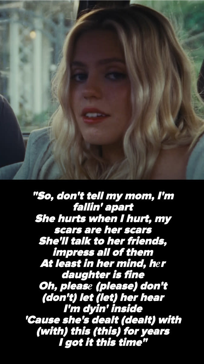 Renee Rapp's "Don't Tell My Mom" lyrics