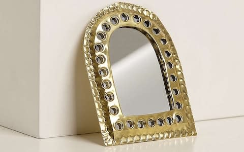 Oliver Bonas Morocco Gold Brass Mirror Small - Credit: Oliver Bonas