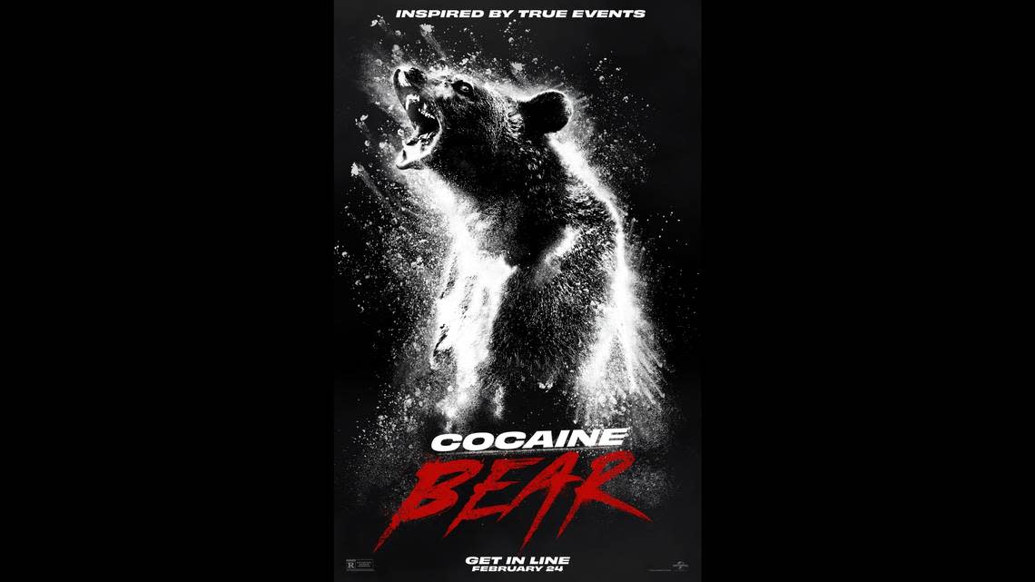 The “Cocaine Bear” movie, directed by Elizabeth Banks, will be released in theaters Feb. 24.