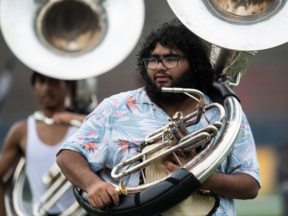 Scenes from West High School band camp on Tuesday, July 26, 2022. 