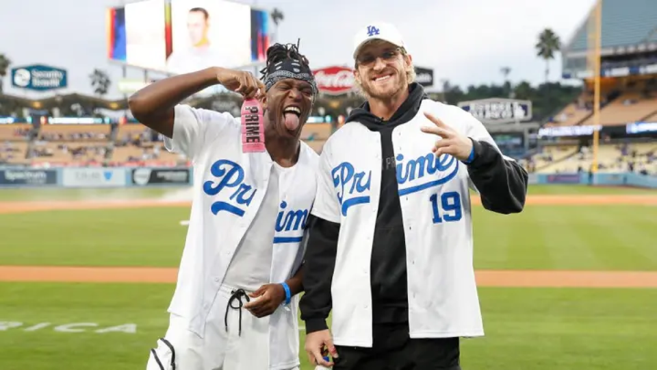 The head-to-head boxer and rap competitors banded together last year to promote Prime (Getty Images)