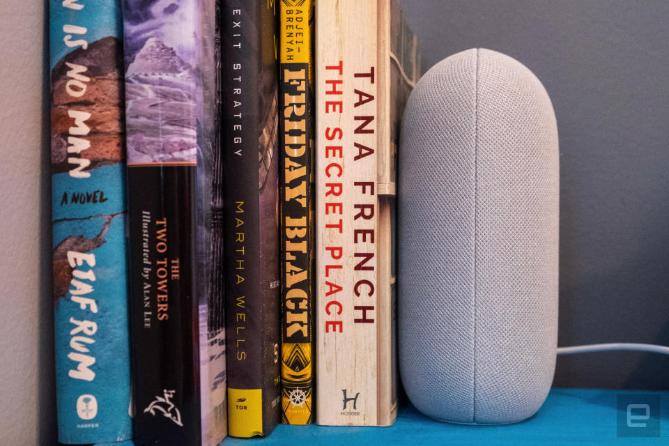 Nest audio smart speaker