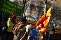 Le manifestazioni per il clima a Roma e Torino, 29 novembre 2019. Foto: LaPresse