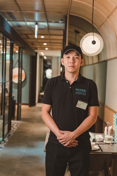 SOGO忠孝店傅俊瑋主廚，是首批到新加坡「莆田」總店受訓的廚師。攝影/Ray 