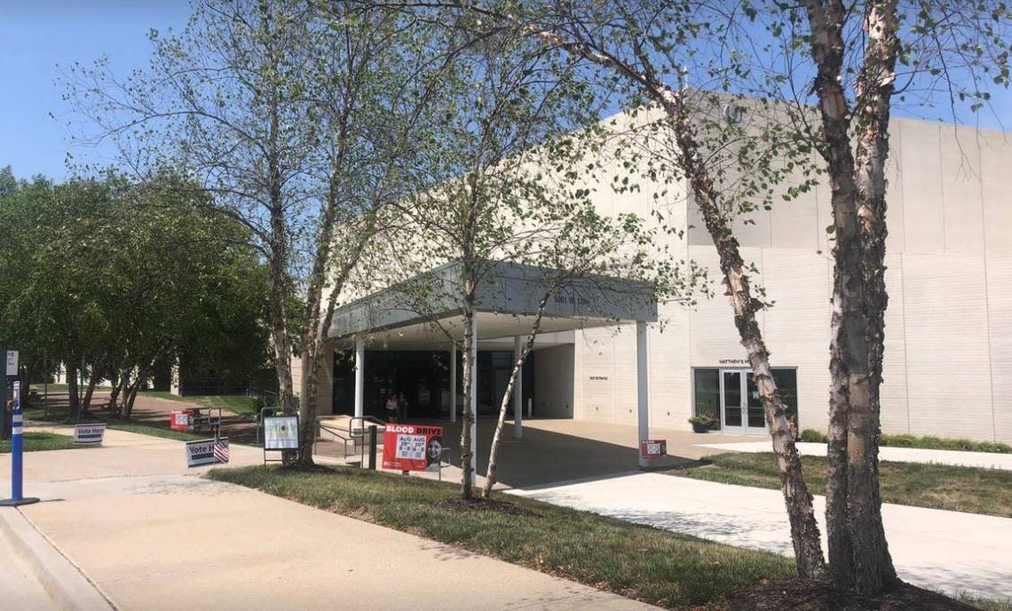 Church of the Resurrection in Leawood, 13720 Roe Ave., was one of the polling sites that saw significant voter turnout Tuesday in Johnson County. 