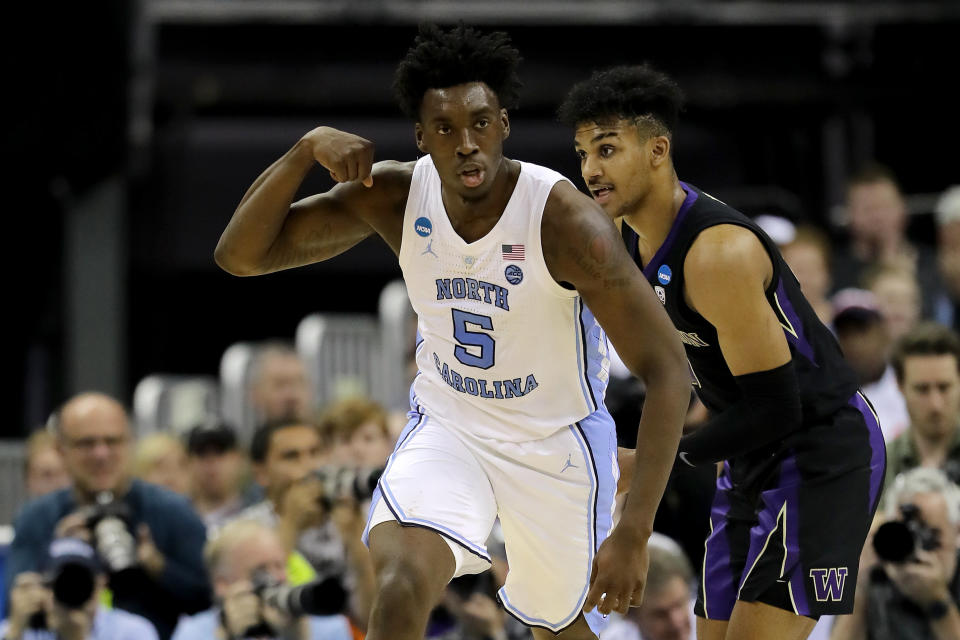 Nassir Little is starting to look like the elite prospect he arrived as in Chapel Hill, which is bad news for the NCAA tournament field. (Getty)