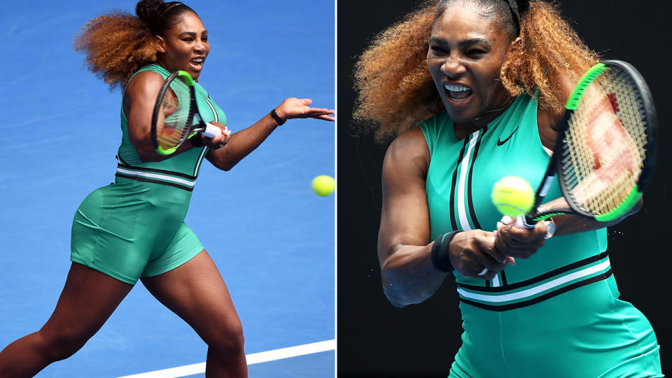 Serena’s new outfit. Image: Getty