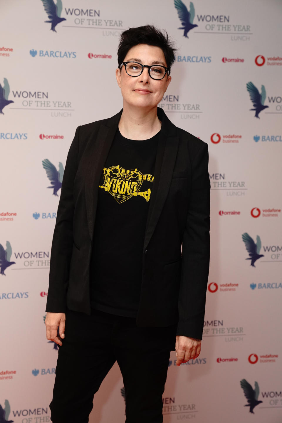 Sue Perkins and Floella Benjamin arrives for the 67th annual Women of the Year event at the Royal Lancaster London hotel in London. Picture date: Monday October 11, 2021. (Photo by Jonathan Brady/PA Images via Getty Images)