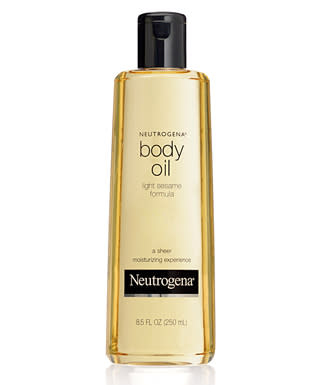 For an everyday basic: Neutrogena Body Oil Light Sesame Formula