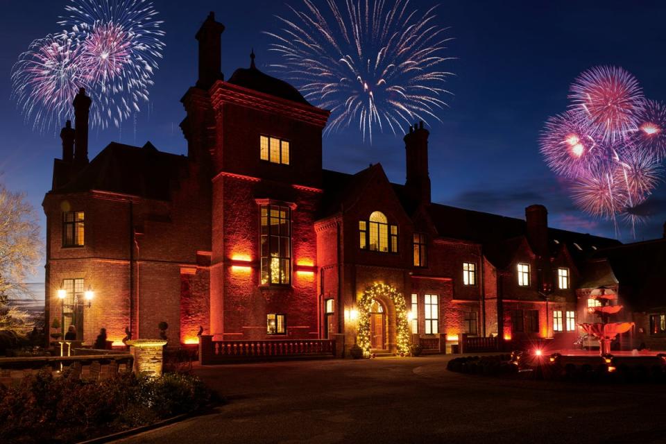 Celebrate the calendar change in the Yorkshire countryside with a five-course feast, fireworks and a wine quiz (Aldwark Manor Estate)