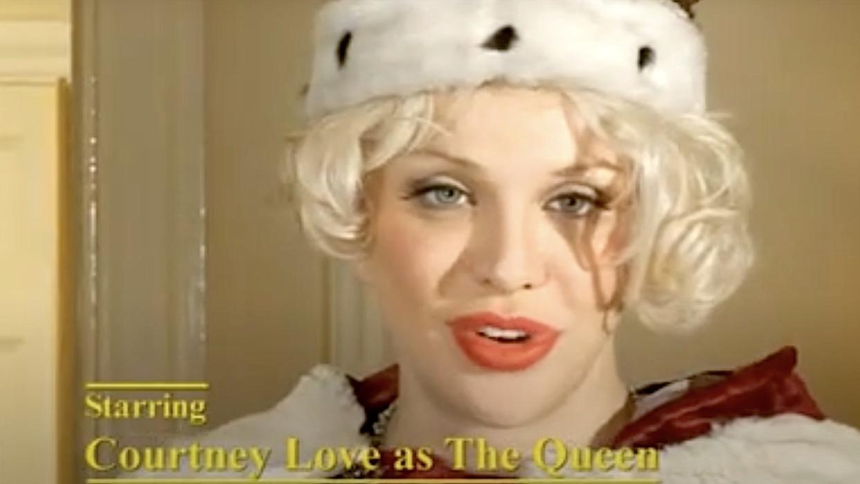  Courtney Love as The Queen. 
