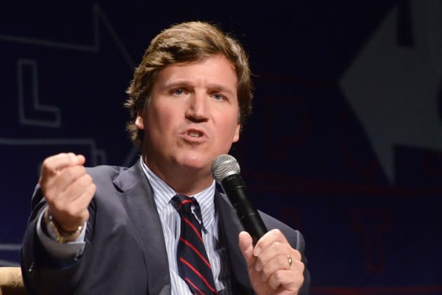 tucker-carlson-british-colonialism - Credit: Chelsea Guglielmino/Getty Images