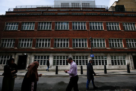 The former headquarters of Intelligence, Cyber and Security Agency GCHQ, is seen in Palmer Street, after the agency revealed the location, following its departure to new undisclosed offices, in London, Britain April 4, 2019. Picture taken April 4, 2019. REUTERS/Henry Nicholls