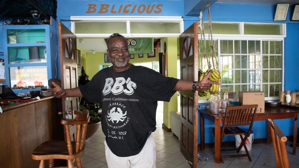 Brian Benjamin from BB’s Crabback moved from Ealing to Grenada 14 years ago (Radhika Aligh)