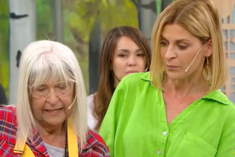 Eugenia Tobal se emocionó con la historia de una participante (Foto: Captura de video)