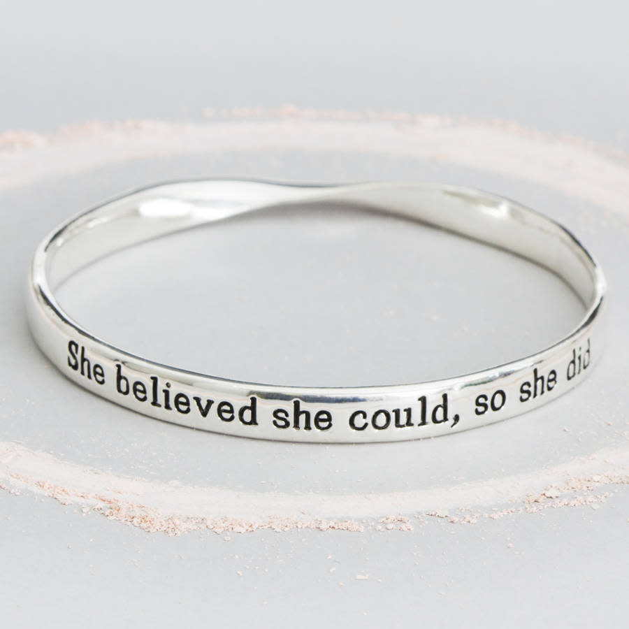 Bloom Boutique ‘She Believed She Could So She Did’ Bangle