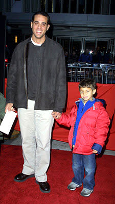 Bobby Cannavale and son at the New York premiere of Warner Brothers' Harry Potter and The Sorcerer's Stone