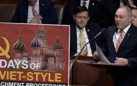 Steve Scalise, one of the most senior Republicans in the House of Representatives, arguing against the resolution on Thursday