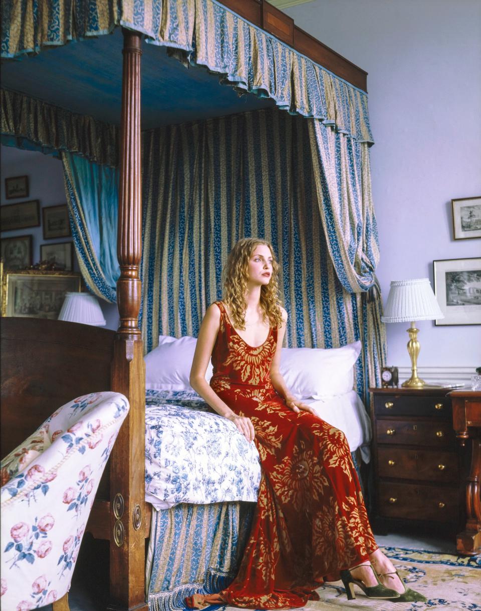 “Those textiles that season were all specially made for me by different mills based on my obsession with Renaissance textiles (it was a sort of homage to Mariano Fortuny also).”