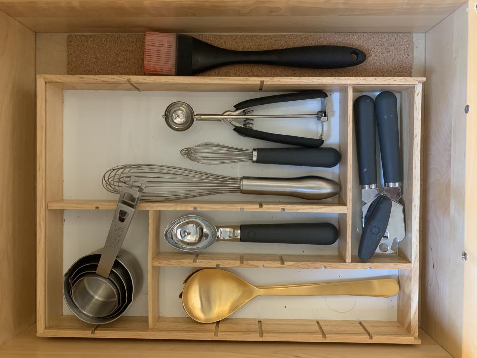 Imagine a drawer this free of clutter. It can be yours, if you just get rid of your avocado slicer and other useless doo-dads. (Photo: Palak Patel)