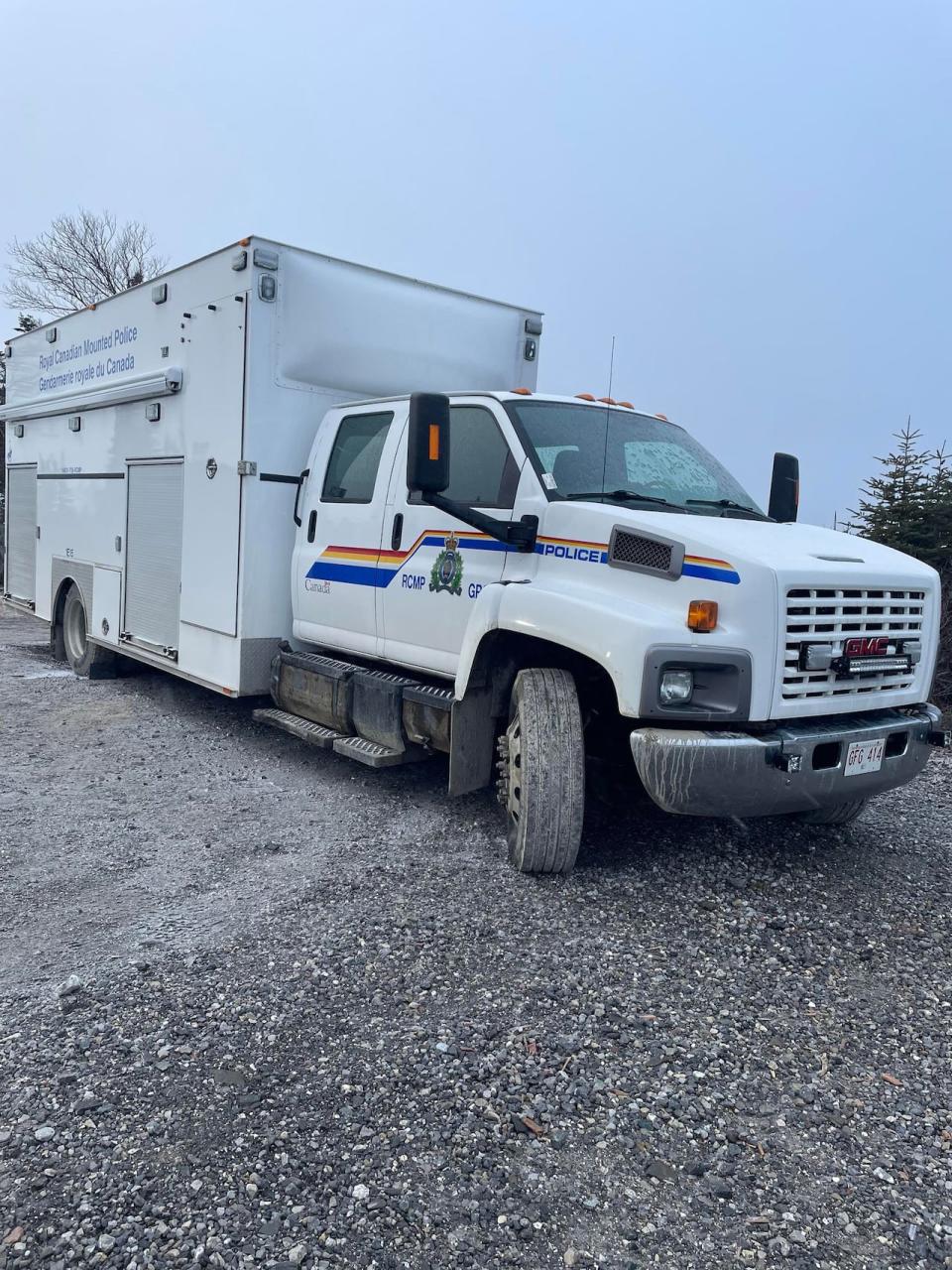 A RCMP mobile command post was also spotted in the area around Northwest Arm.