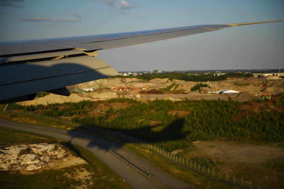 Vue aérienne d'Helsinki, en Finlande.  - BRENDAN SMIALOWSKI