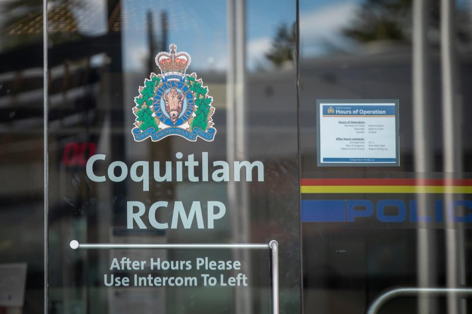 Coquitlam RCMP station is pictured in Coquitlam, British Columbia on Thursday, September 19, 2024. 